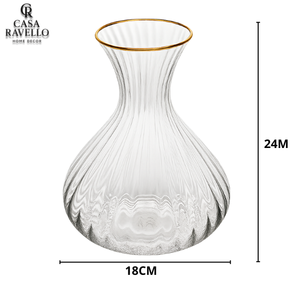 Decanter em Cristal - Onda di Cristallo