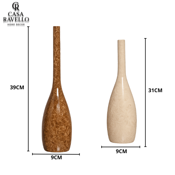 Dupla de Vasos decorativos em Cerâmica - Duo Firenze