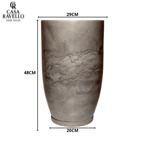 Vaso Grande em Polietileno - Pietra Luminata
