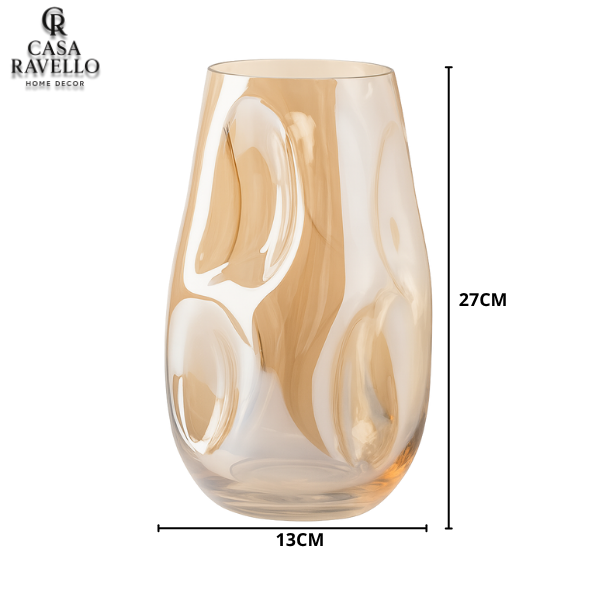 Vaso decorativo em Vidro - Vaso Onde di Luce