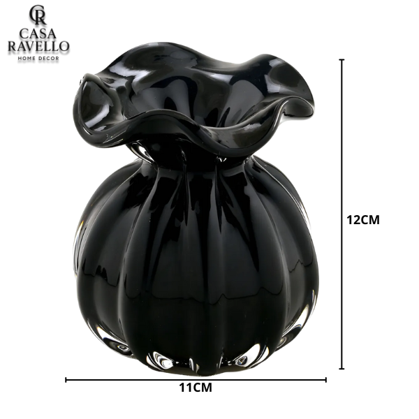 Vaso decorativo em Vidro Murano - Murano Notte Nobile