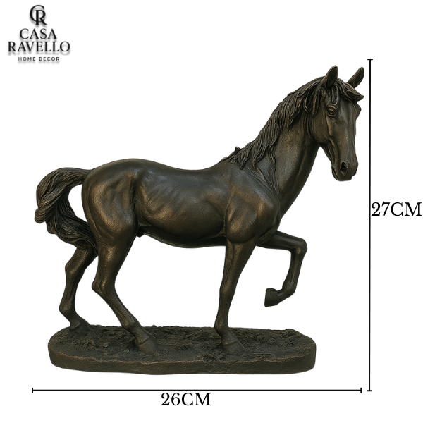 Cavallo Fiero - Estátua decorativa em Resina