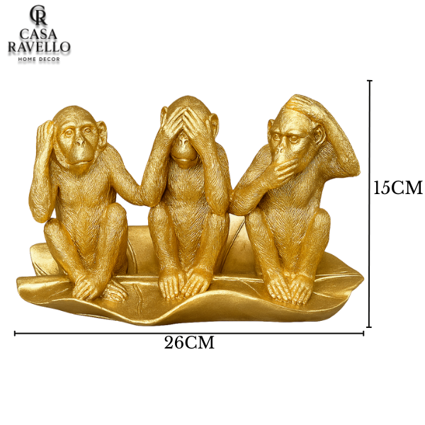 Trio da Virtude - Estátua decorativa em Resina