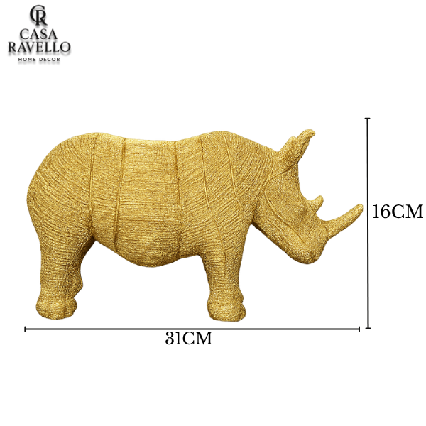 Rhino Regale - Estátua decorativa em Resina