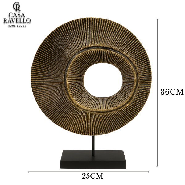 Escultura decorativa em Madeira - Espiral Plena