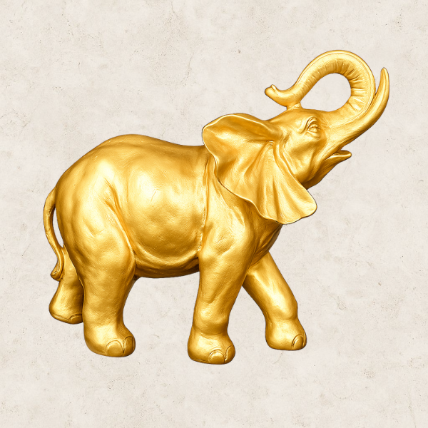 Elefante Sultan - Estátua decorativa em Resina