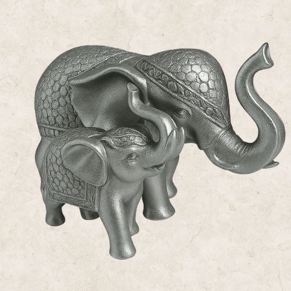 Elefante Gilded Bond - Estátua decorativa em Resina