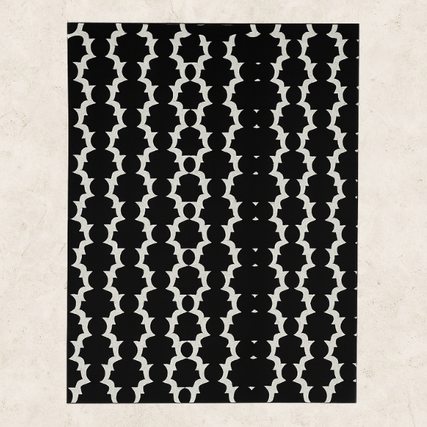 Tapete sala/quarto em Poliéster - Capodart
