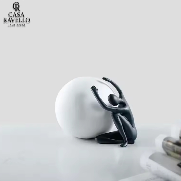 Estátua para decoração em Resina - O Peso do Mundo