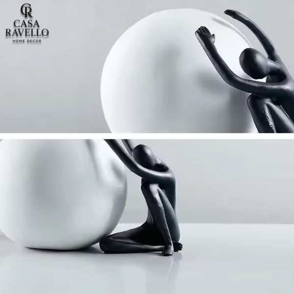 Estátua para decoração em Resina - O Peso do Mundo