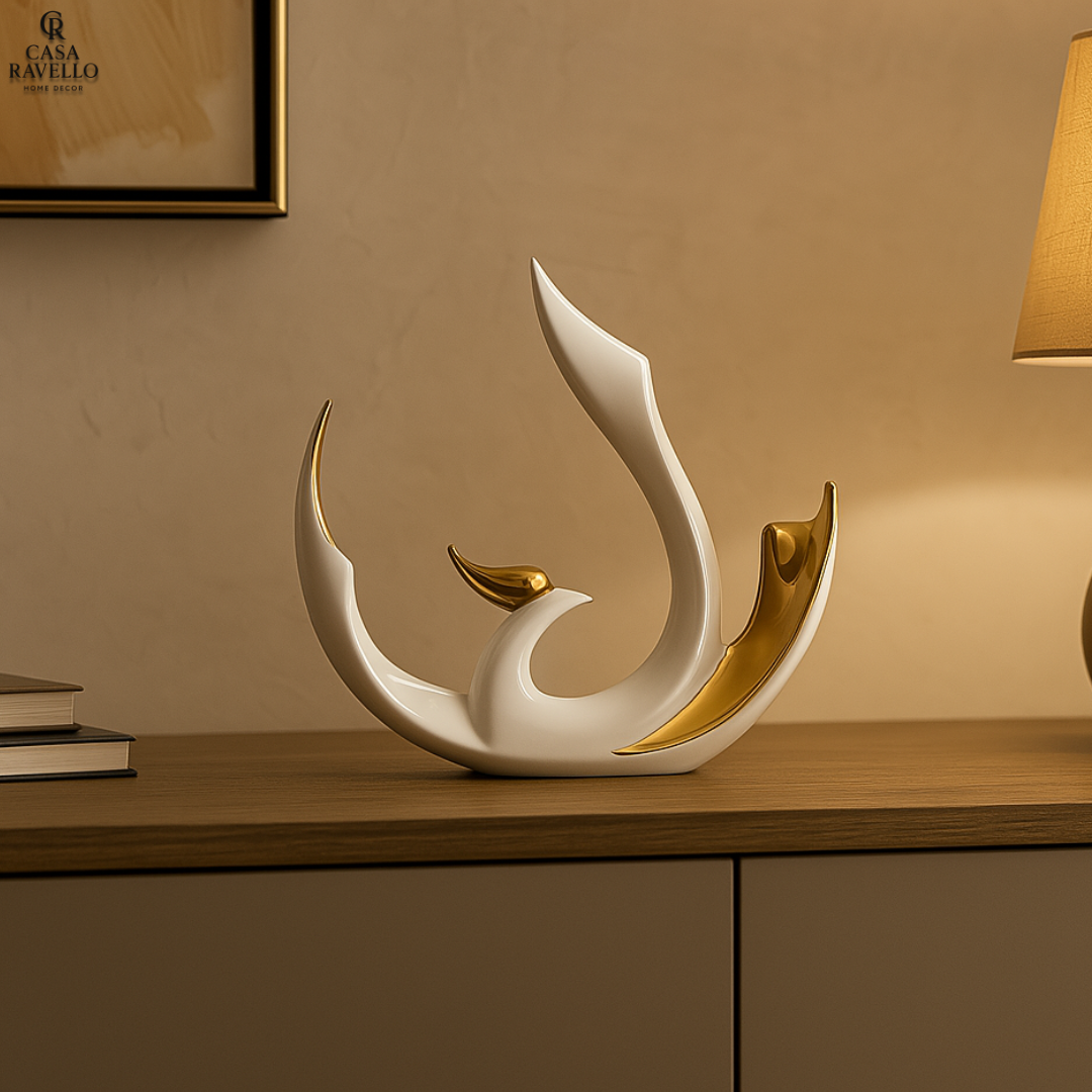 Escultura de mesa contemporânea de fênix - Renascença