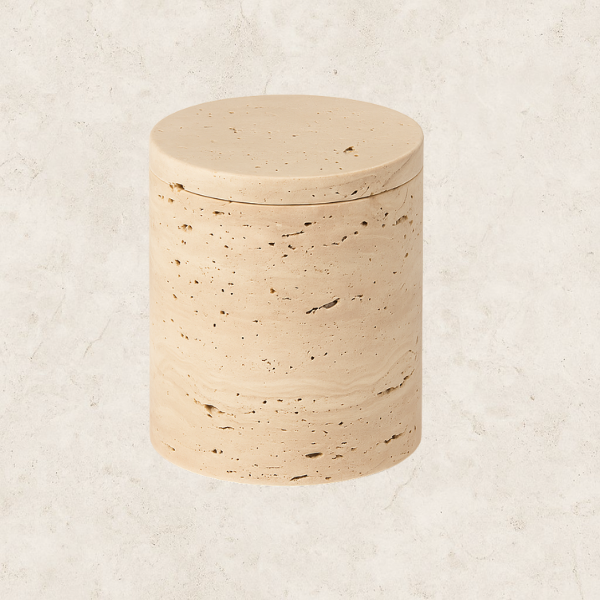 Recipiente em Mármore Travertino - Pietra Sottile