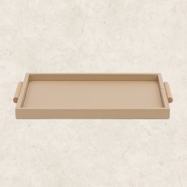 Bandeja em MDF com Revestimento em PU - Sabbia di Legno