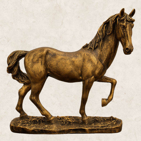 Cavallo Fiero - Estátua decorativa em Resina