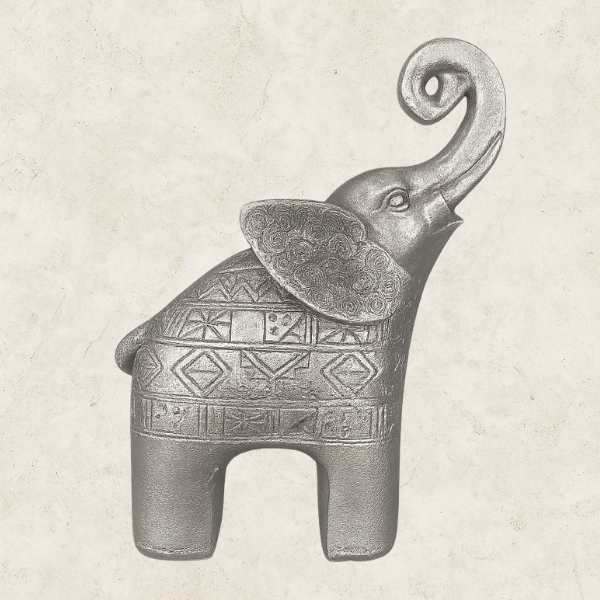 Elefante Dorato - Estátua decorativa em Resina