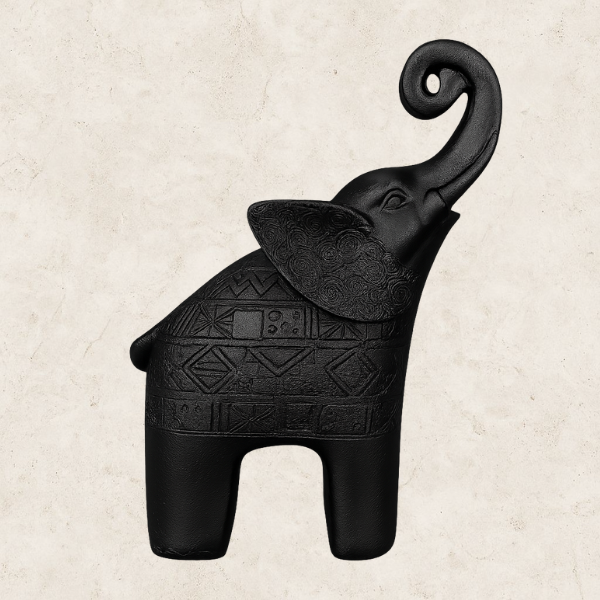 Elefante Dorato - Estátua decorativa em Resina