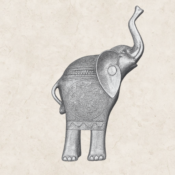 Elefante Reale - Estátua decorativa em Resina