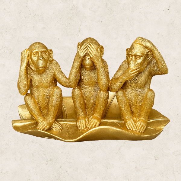 Trio da Virtude - Estátua decorativa em Resina