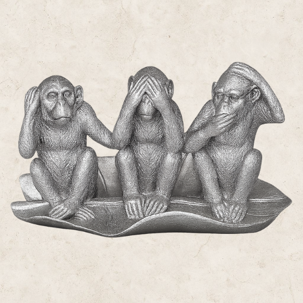 Trio da Virtude - Estátua decorativa em Resina