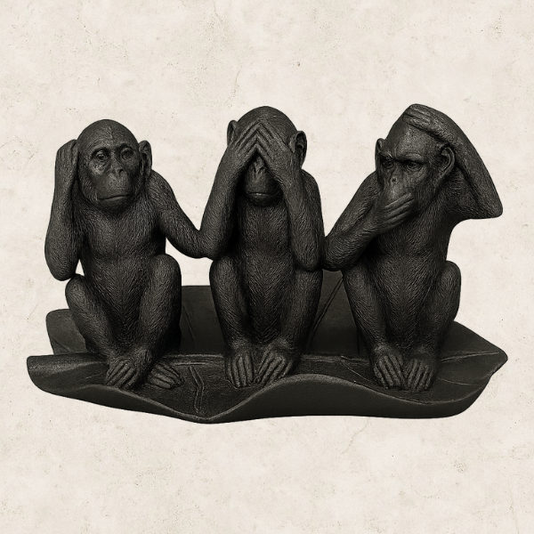 Trio da Virtude - Estátua decorativa em Resina