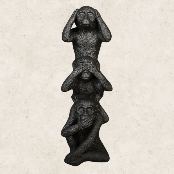 Coluna da Sabedoria - Estátua decorativa em Resina