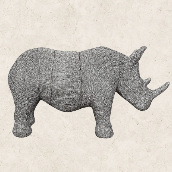 Rhino Regale - Estátua decorativa em Resina