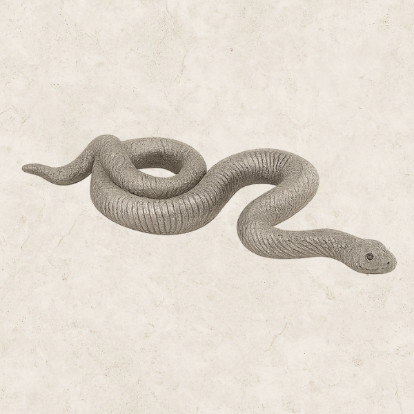 Serpente Aurea - Estátua decorativa em Resina
