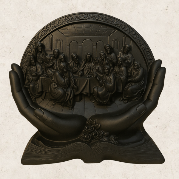 Santa Ceia - Estátua decorativa em Gesso