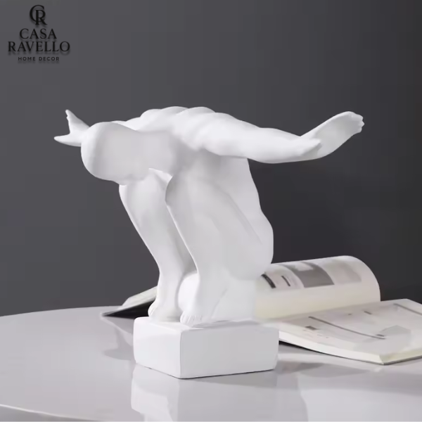 Estátua para decoração em Resina - Guardião da Ideias