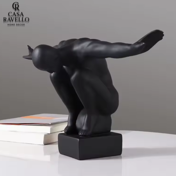 Estátua para decoração em Resina - Guardião da Ideias