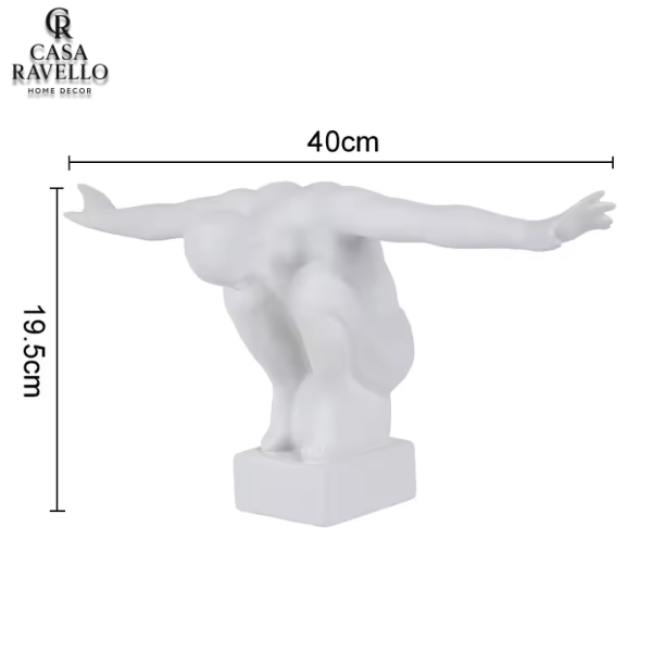 Estátua para decoração em Resina - Guardião da Ideias