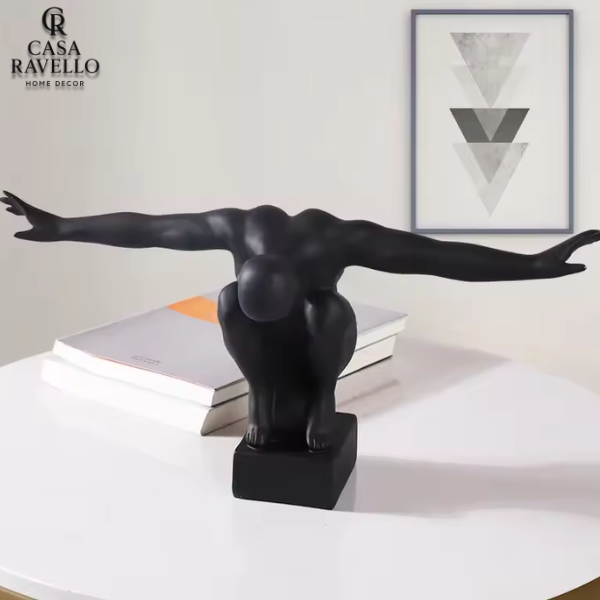 Estátua para decoração em Resina - Guardião da Ideias