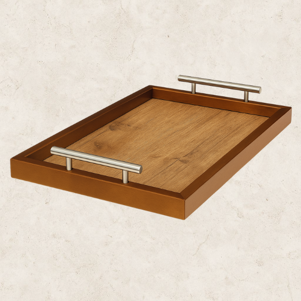 Bandeja em MDF Resinado - Tratto Elegante