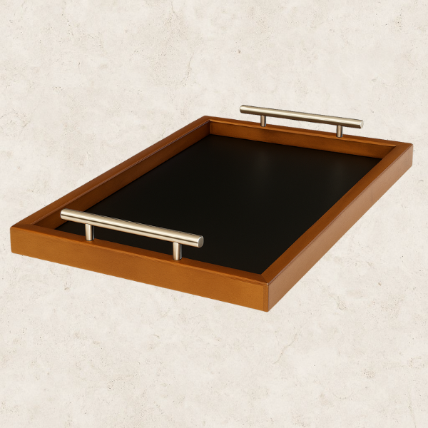 Bandeja em MDF Resinado - Tratto Elegante