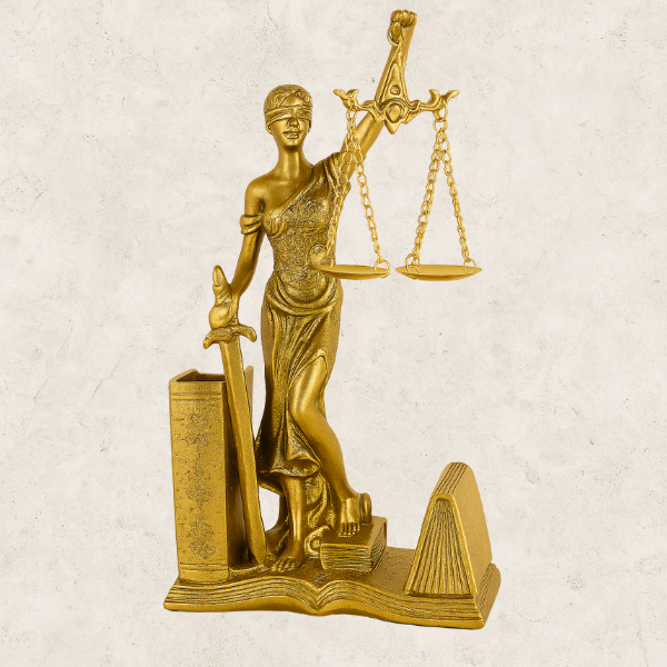 Sentença - Estátua decorativa em Resina