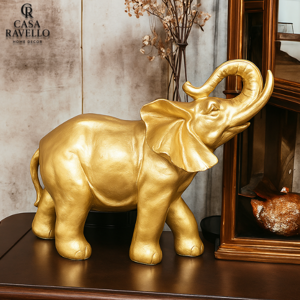 Elefante Sultan - Estátua decorativa em Resina