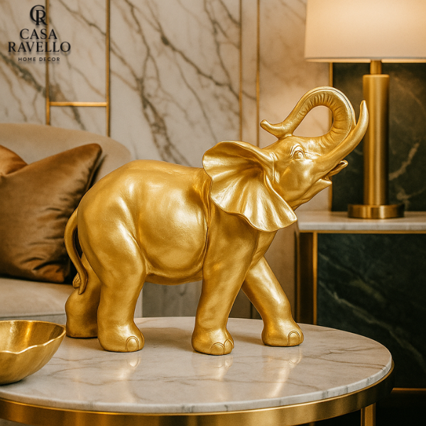 Elefante Sultan - Estátua decorativa em Resina