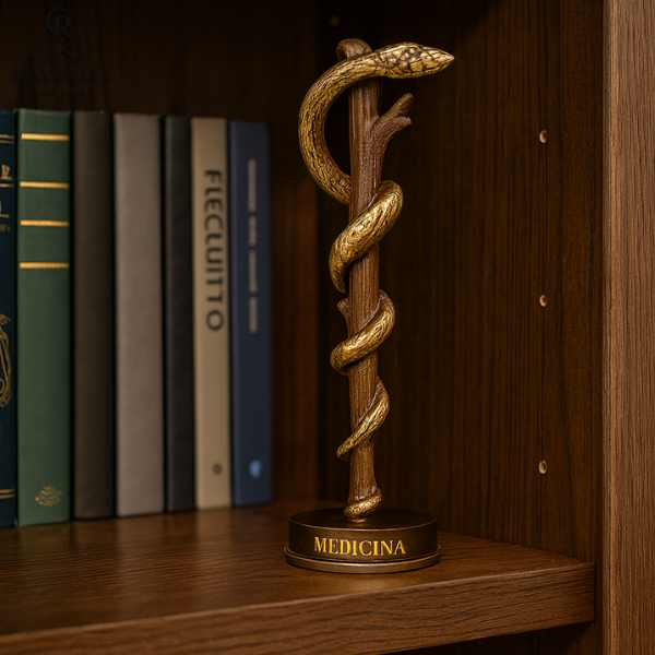Estátua Medicina decorativa em Resina - Scala Vitae