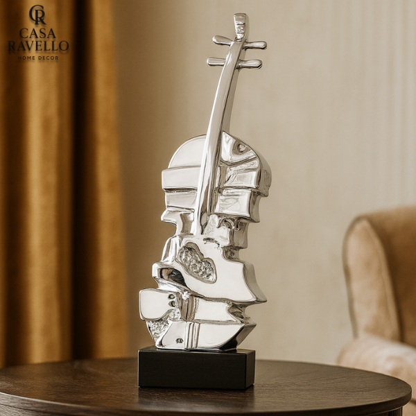 Violino Frammentato - Escultura decorativa em Resina