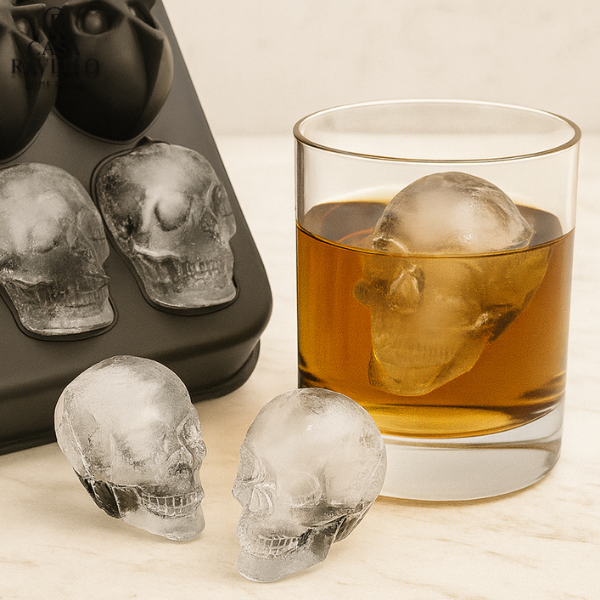 Forma Caveira de Gelo em Silicone - SkullFreeze