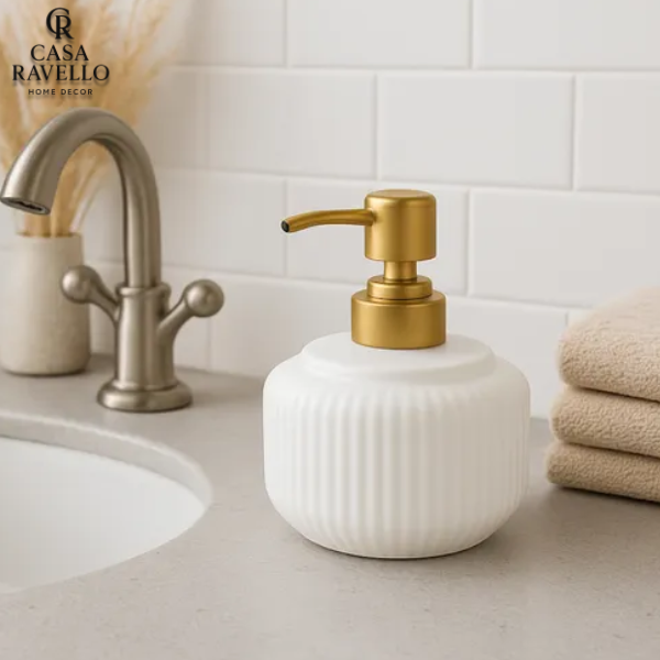 Dispenser para Sabonete em Cerâmica - Oro Bianco