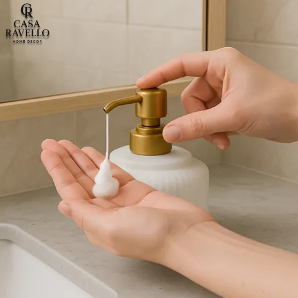 Dispenser para Sabonete em Cerâmica - Oro Bianco