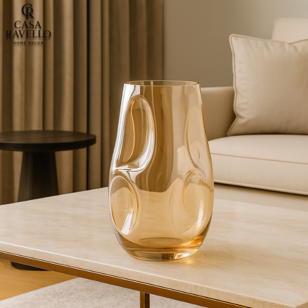 Vaso decorativo em Vidro - Vaso Onde di Luce
