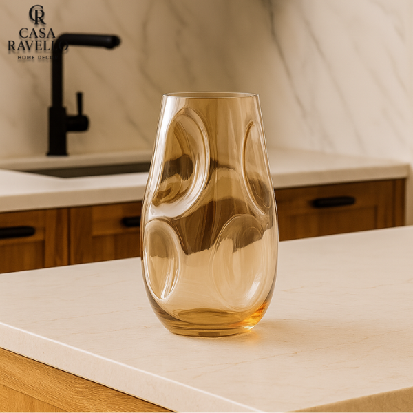 Vaso decorativo em Vidro - Vaso Onde di Luce