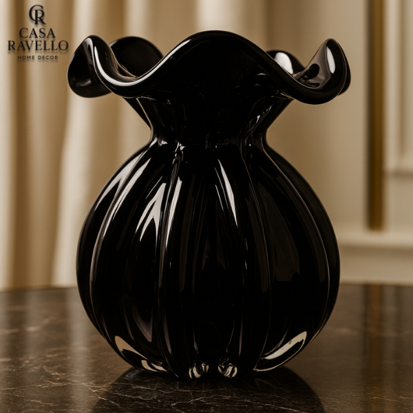 Vaso decorativo em Vidro Murano - Murano Notte Nobile