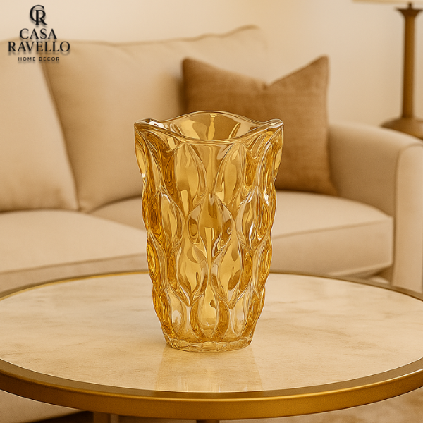 Vaso decorativo em Vidro Grosso - Aurora di Cristallo