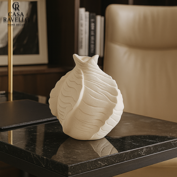 Vaso Decorativo em Cerâmica - Vaso Luma