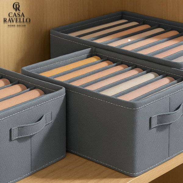 Kit 2 Caixas Organizadoras em Poliéster - Forma Ordinata