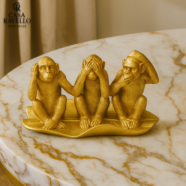 Trio da Virtude - Estátua decorativa em Resina