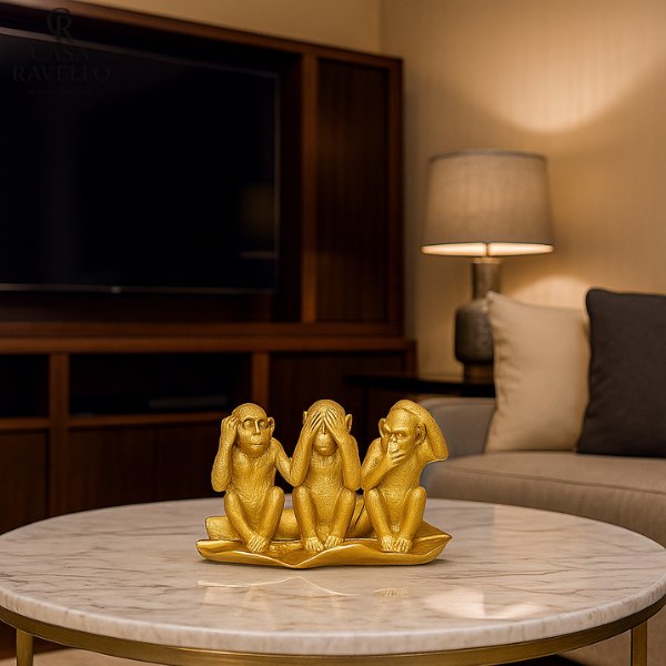 Trio da Virtude - Estátua decorativa em Resina